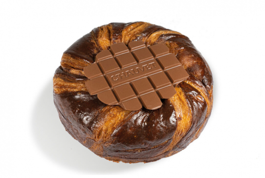 Brioche tressée chocolat frangipane Pierre Chauvet